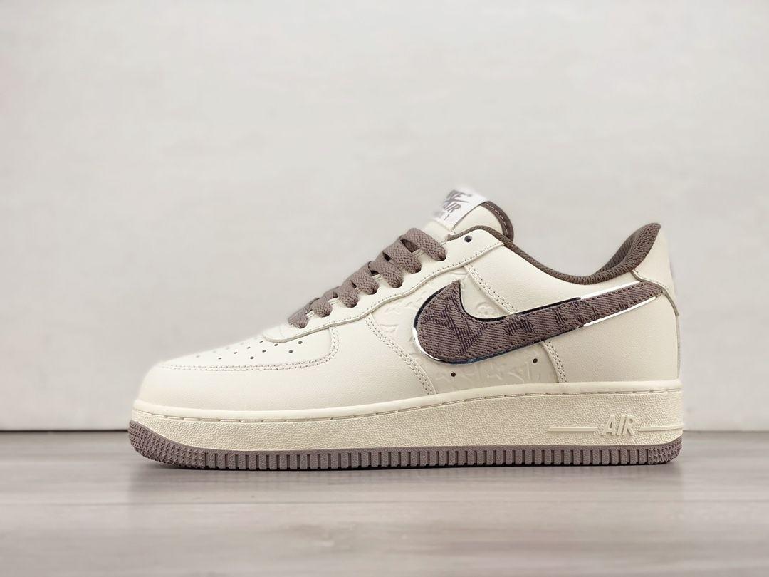 这双奶棕Air Force 1,通勤穿搭百搭配神了